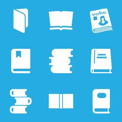 Poster - Set of 9 read filled icons