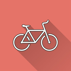 Poster - Bicycle vector icon