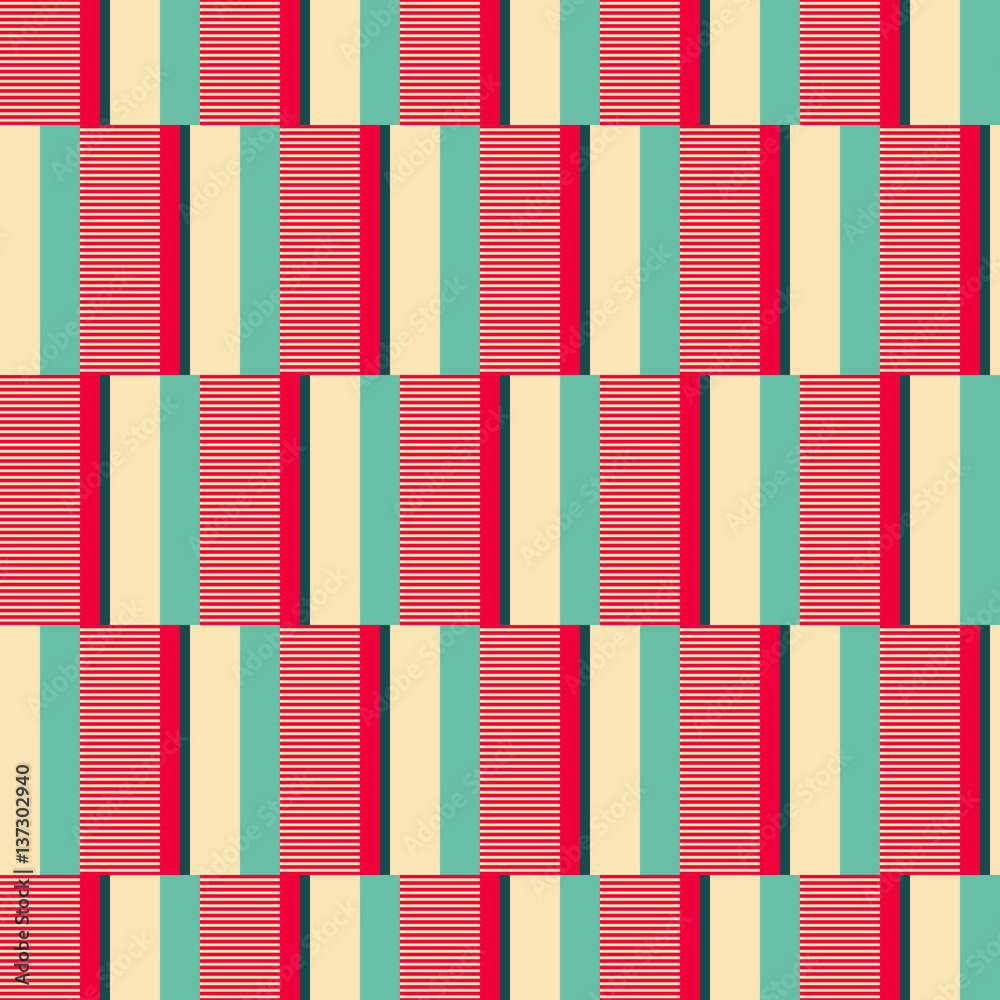 geometryczny-wzor-retro-w-czerwone-zolte-i-turkusowe-prostokaty