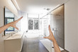 © pbombaert - Planned renovation of a Luxury modern bathroom