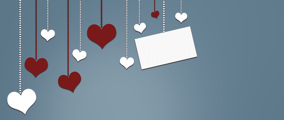 Wall Mural - heart motive.