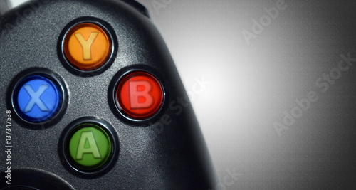 Fotografía Close shot of game controller