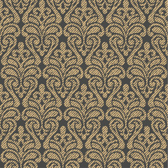 Wall Mural -  damask seamless pattern background. Elegant luxury texture for wallpapers, backgrounds and page fill.