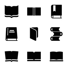 Poster - Set of 9 dictionary filled icons