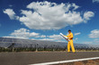 © weerajata - Engineer checking the solar panel