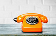 © olegkruglyak3 - Vintage orange phone