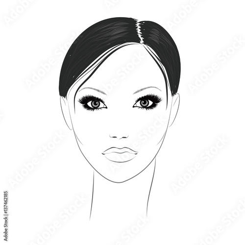 Stylish Original Portrait With Beautiful Young Attractive