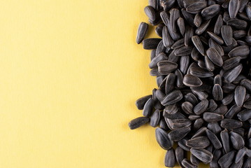 Wall Mural - background sunflower seeds top view