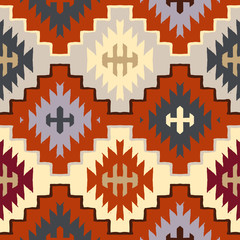 Wall Mural - Vector navajo tribal ornament