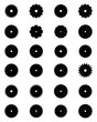 © SilhouetteDesigner - Set of different circular saw blades, vector
