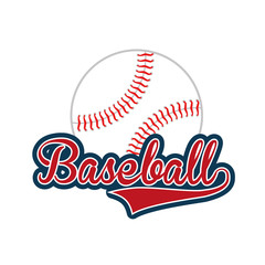 Wall Mural - baseball club emblem icon vector illustration design