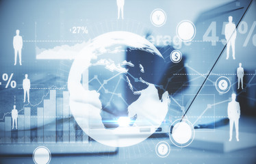 Poster - Global business concept