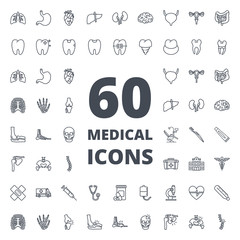 Wall Mural - Medical line icon