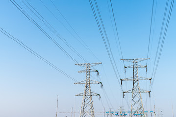 Poster - electricity transmission pylon