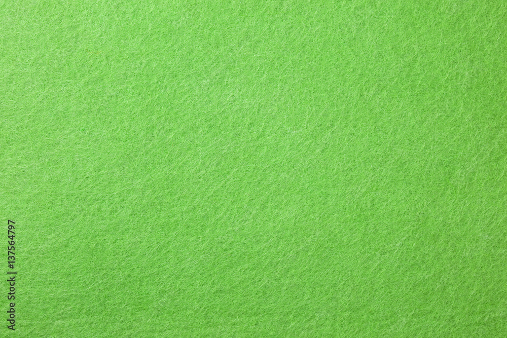 green felt background