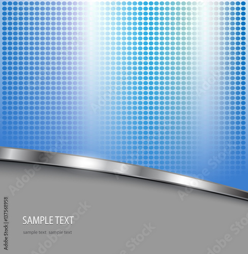 Business background blue and grey with dotted pattern