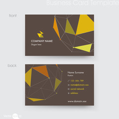 Wall Mural - Business card template