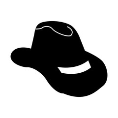 Wall Mural - cow boy hat isolated icon vector illustration design