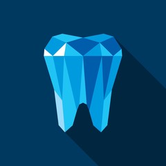 Wall Mural - Tooth symbol icon. Vector illustration