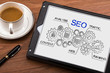 © cacaroot - SEO search engine optimization concept on tablet pc