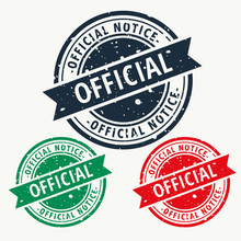 Official Notice Stamp