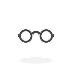 Glasses Icon. Vector logo on white background