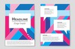 © happyvector071 - Abstract vector layout background set. For art template design, list, front page, mockup brochure theme style, banner, idea, cover, booklet, print, flyer, book, blank, card, ad, sign, sheet,, a4.