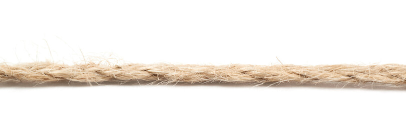 Wall Mural - Line of a linen rope string