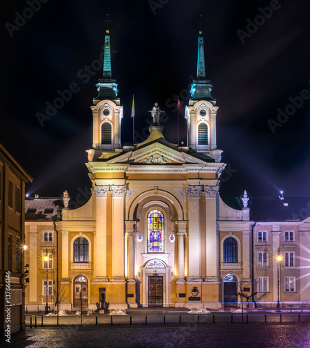 Obraz na płótnie Katedra Polowa Wojska Polskiego, Warszawa ulica Długa.