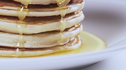 Sticker - honey dripping on a pancake