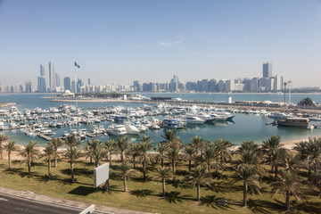 Marina in Abu Dhabi, UAE