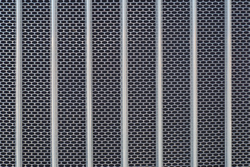 metal grid chrome truck front radiator texture