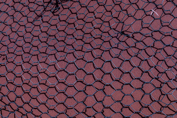 Sticker - Metal surface as  background texture pattern