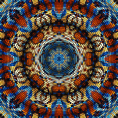 Poster - Seamless mosaic pattern