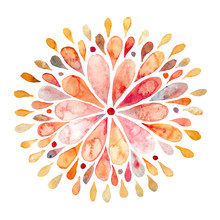 Watercolor Mandala Illustration