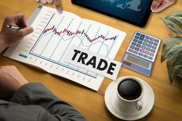 Poster - Stock Market Results Stock Trade Report Forex Shares business people Standard