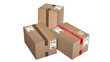 © Riko Best - set of shipping cardboard box isolated on white