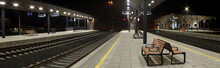 Night Railway Station,
