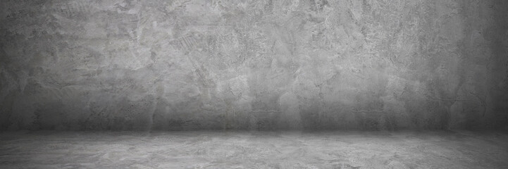 Aufkleber - horizontal cement and concrete wall and floor with shadow for pattern and design