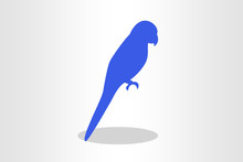 Illustration Of Parrot Against Plain Background