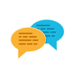 Poster - chat bubble icon. vector illustration.