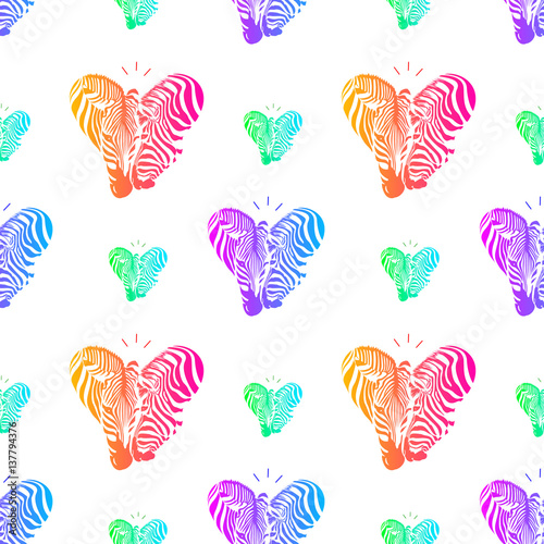colorful-couple-zebra-head-in-heart-shape-seamless-pattern-savannah-animal-ornament-wild-animal-texture-vector-illustration-isolated-on-white-background