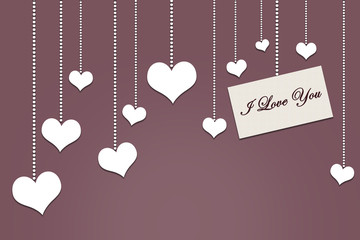 Wall Mural - i love you
