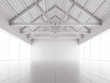 © Aldeca Productions - Open space o attico luminoso con travi a vista legno