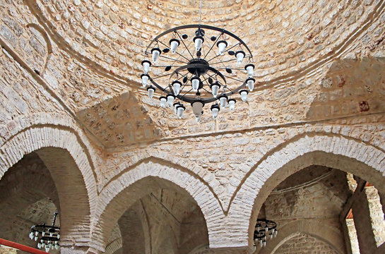 Interior of Yivli Minare Mosque (