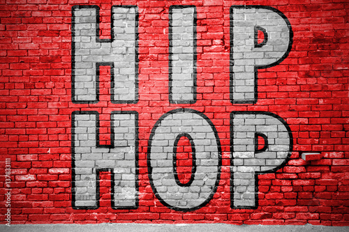 Plakaty Hip Hop  graffiti-na-sciane-z-cegly-hip-hopowej