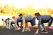 © Africa Studio - Sportsmen preparing to run at stadium