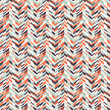 © Daria Rosen - Abstract techno chevron pattern