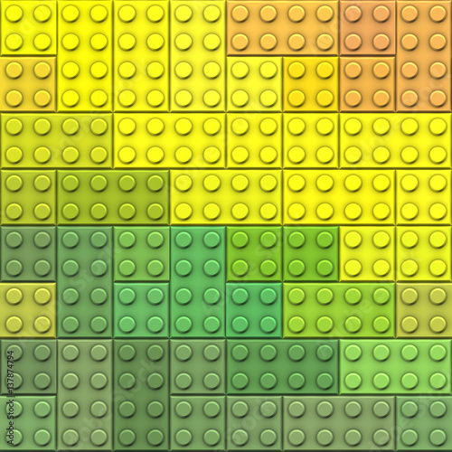 Seamless  background with Lego bricks