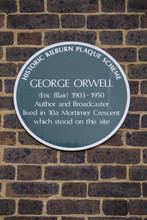 George Orwell Plaque In London